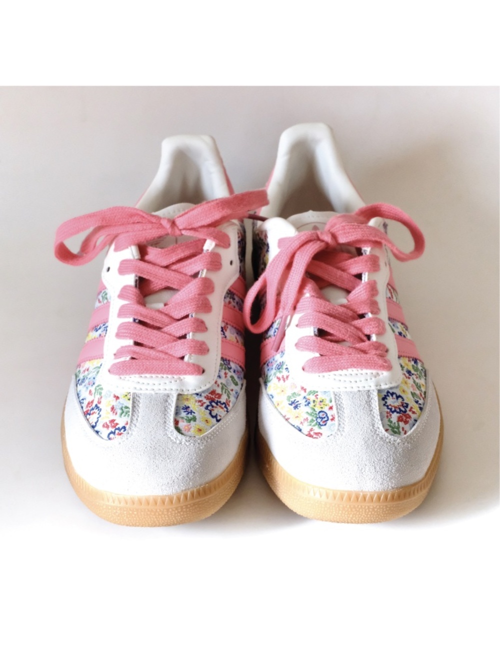 Share NWOT adidas Liberty London x Samba OG J Floral Embroidery JI0280, Size 9 W - Picture 7 of 11